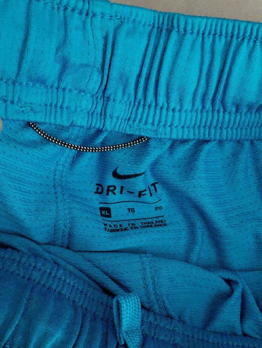 Nike Boys XL Blue Athletic Shorts with Dark Blue Side Panels